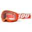 100 Percent Strata 2 MTB Goggles Orange/Clear Lens