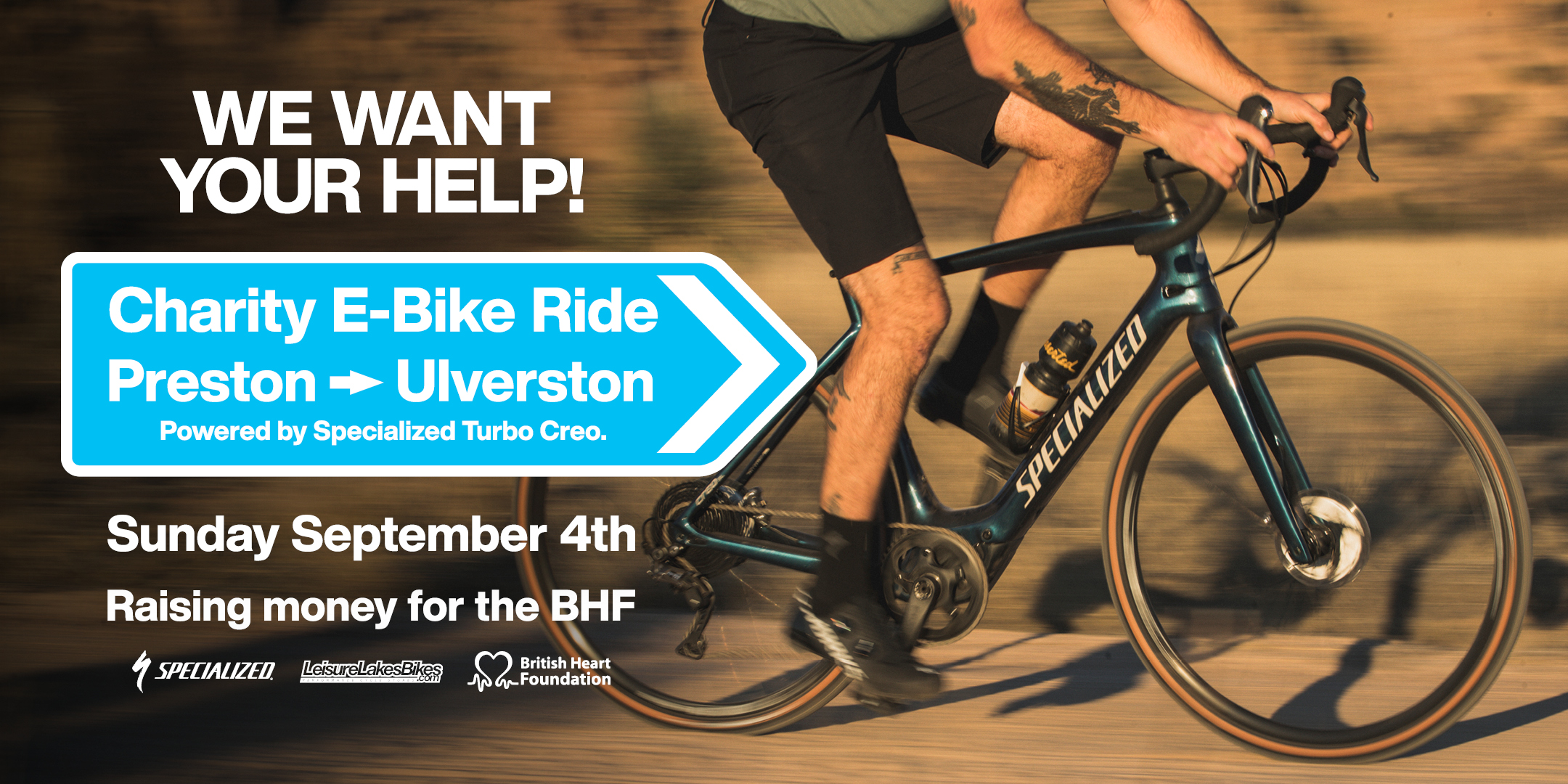 Charity E-Bike Ride | Preston to Ulverston | British Heart Foundation