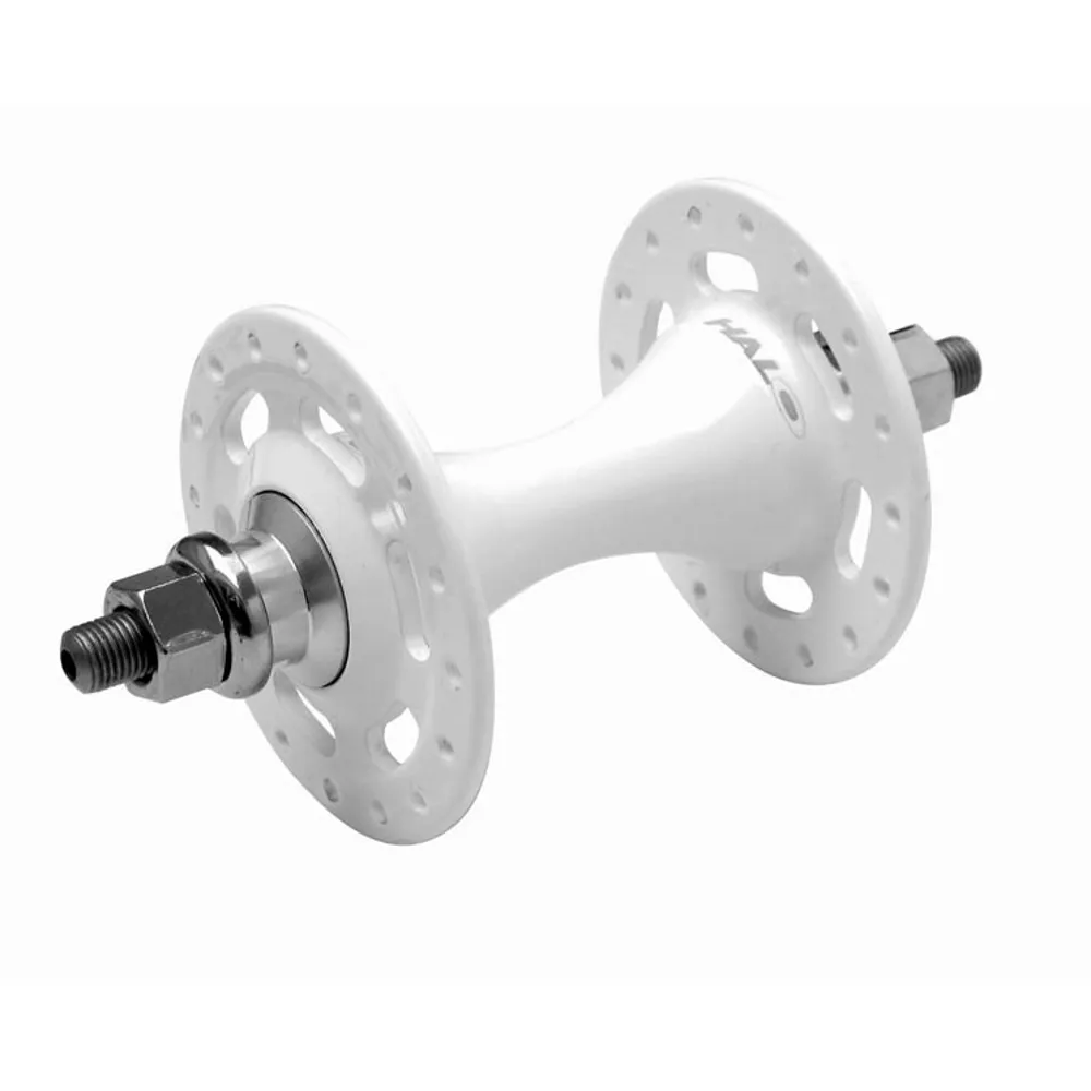 Image of Halo Track Front Front Hub 32 White