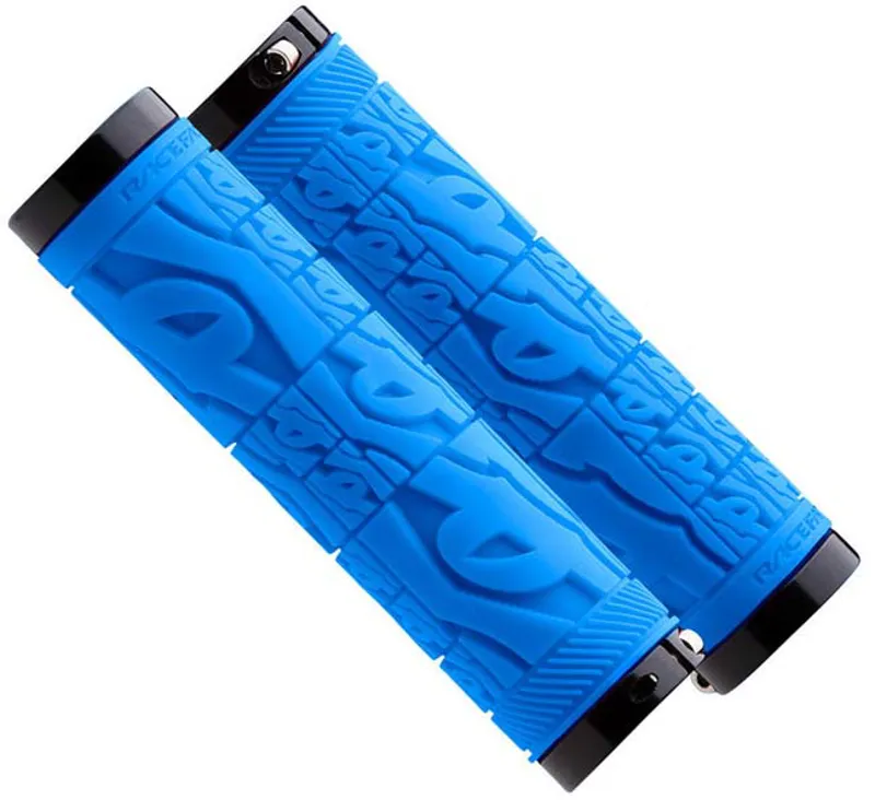 Race Face Strafe Lock On Grips Blue