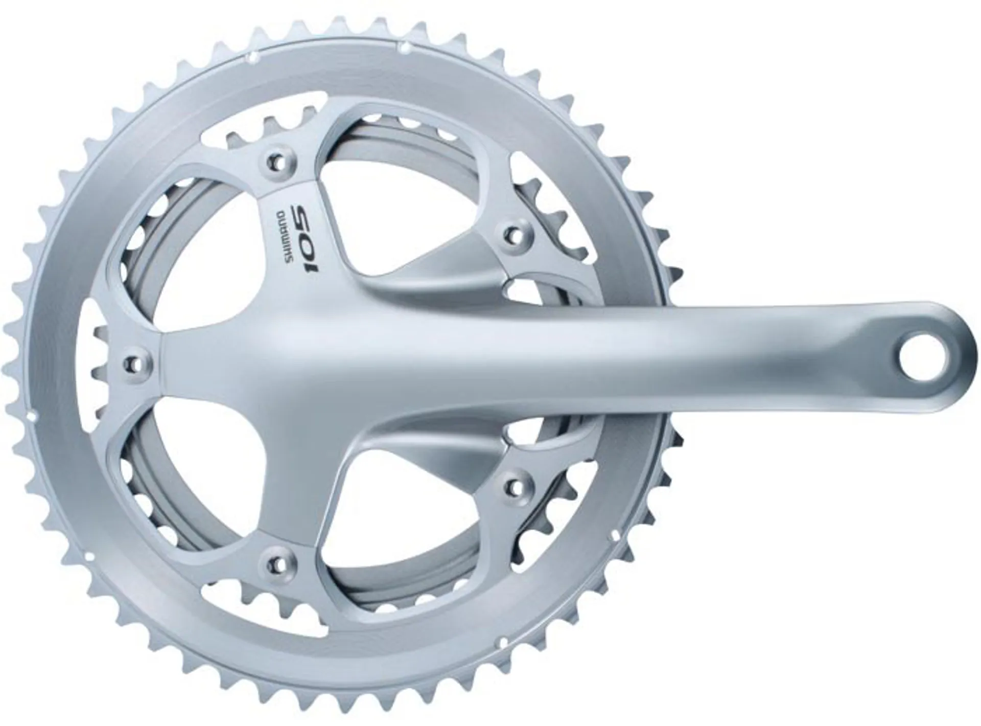 Shimano 105 5600 10 Speed Double Chainset Silver