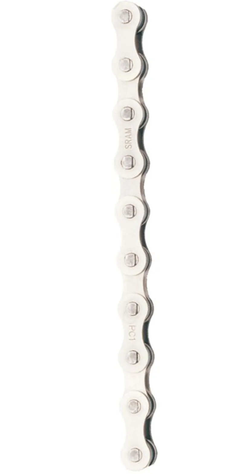SRAM PC 1 114 Links with Power Lock 1/8 Single Speed Chain Silver