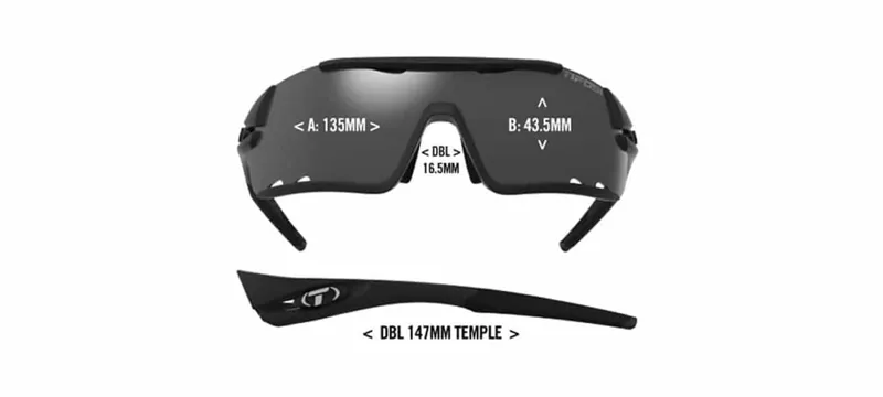 Tifosi Davos Race Sunglasses Fototec Lens Black/Red-3