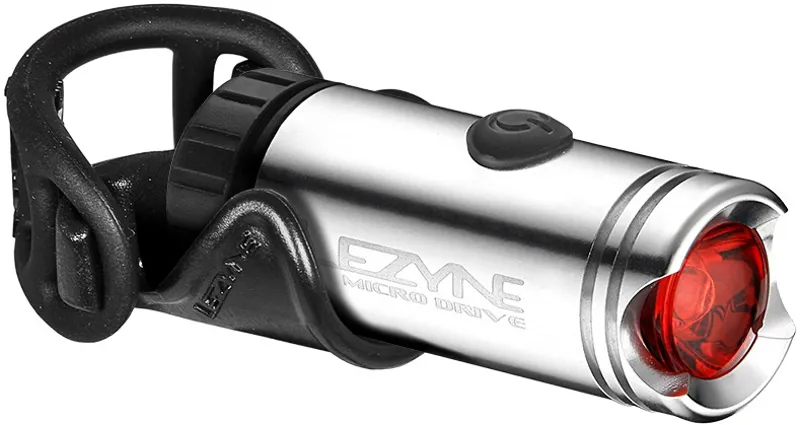 Lezyne Micro Drive Rear Bike Light Silver