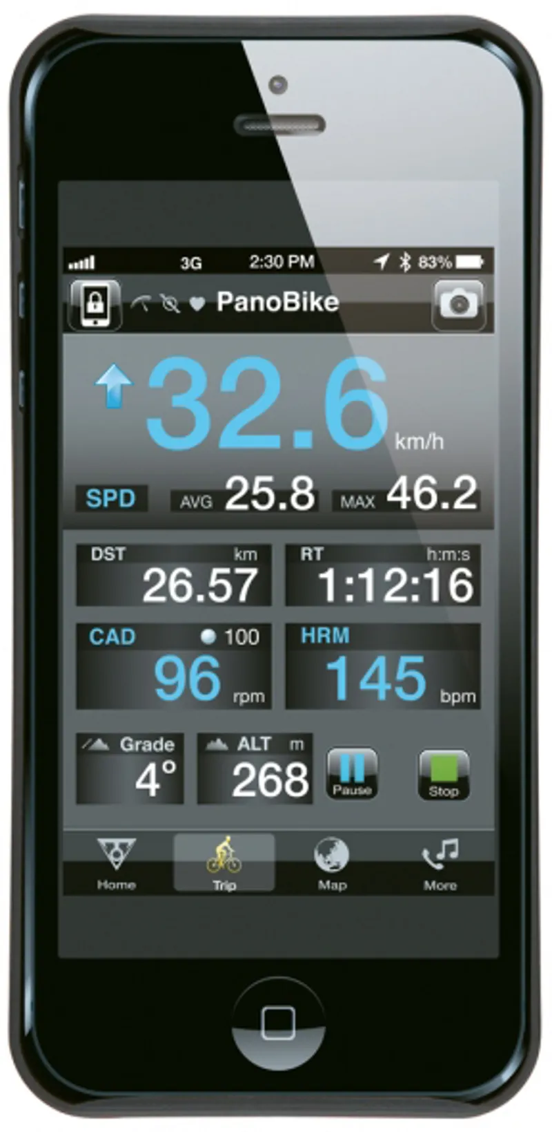 Topeak Ridecase ll for iPhone 5 Black With Mount