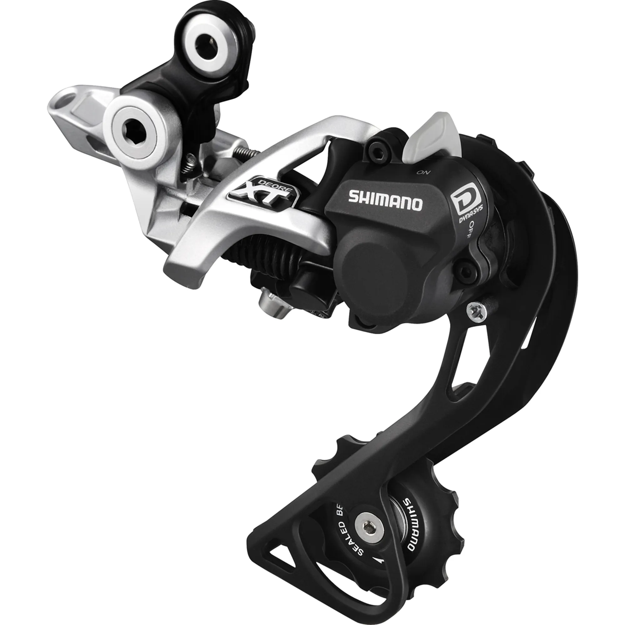 Shimano Deore XT M786 Shadow 10 Speed Rear Derailleur Silver
