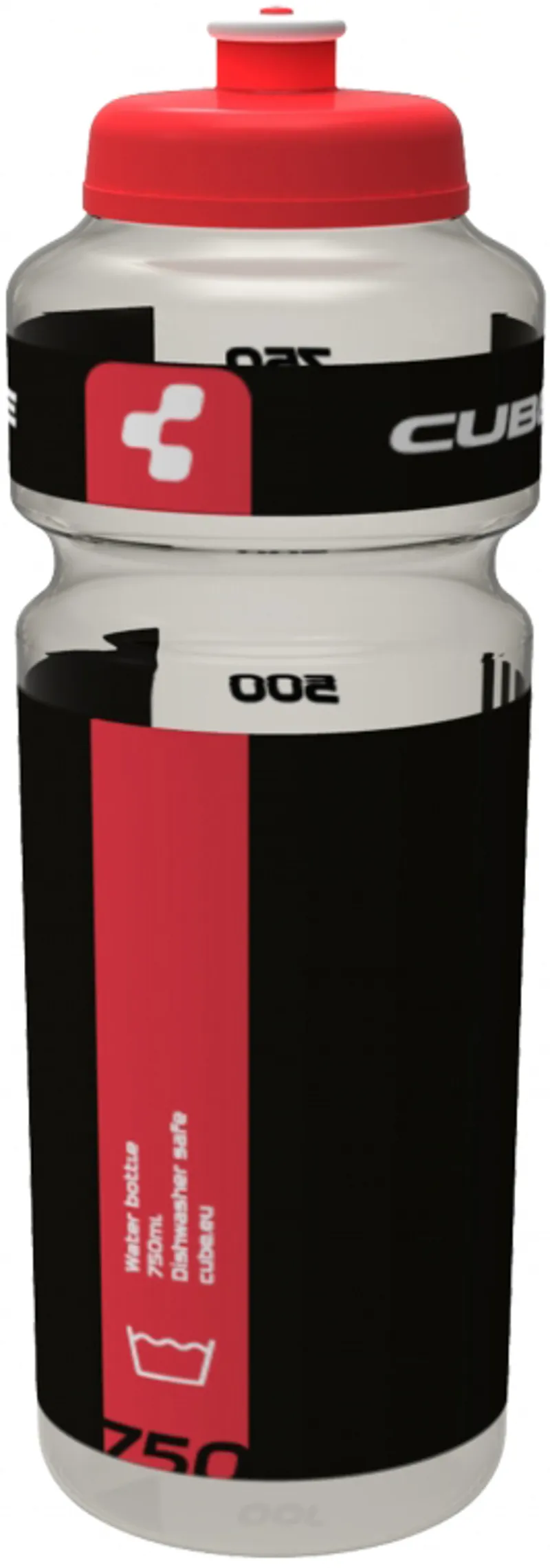 Cube Water Bottle Red