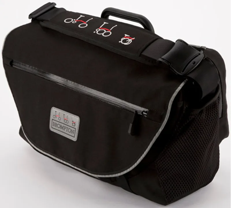 Brompton S Bag with Carrier Frame Black