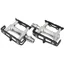 Genetic Pro Track Pedals Silver/Black