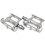 Genetic Pro Track Pedals Silver