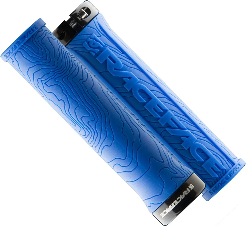 Race Face Half Nelson Lock On Grips Blue