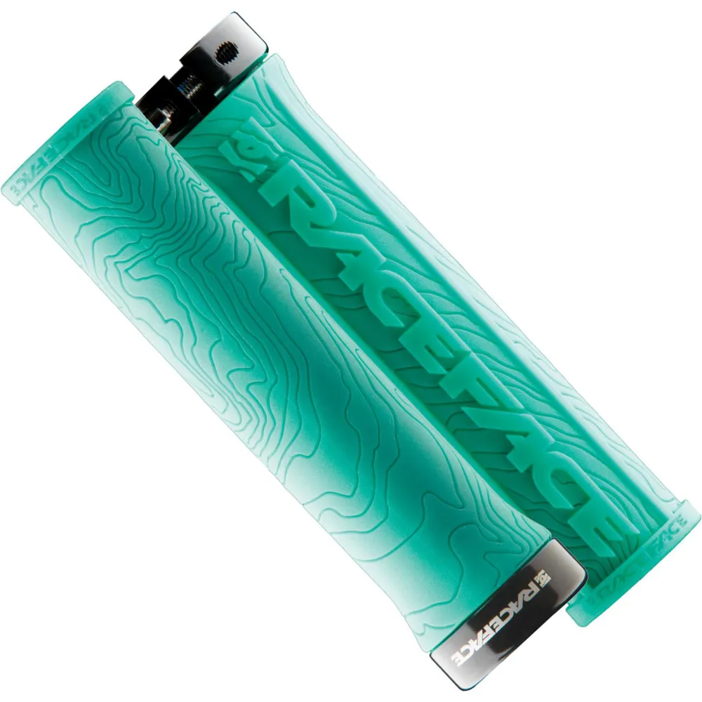 RaceFace Race Face Half Nelson Lock On Grips Turquoise