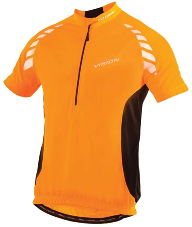 Altura Night Vision SS Cycling Jersey Hi Vis Orange-1