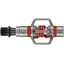 Crank Brothers Eggbeater 3 XC Bike Pedals Silver/Red