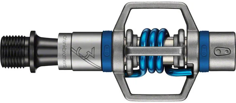 Crank Brothers Eggbeater 3 XC Bike Pedals Silver/Blue