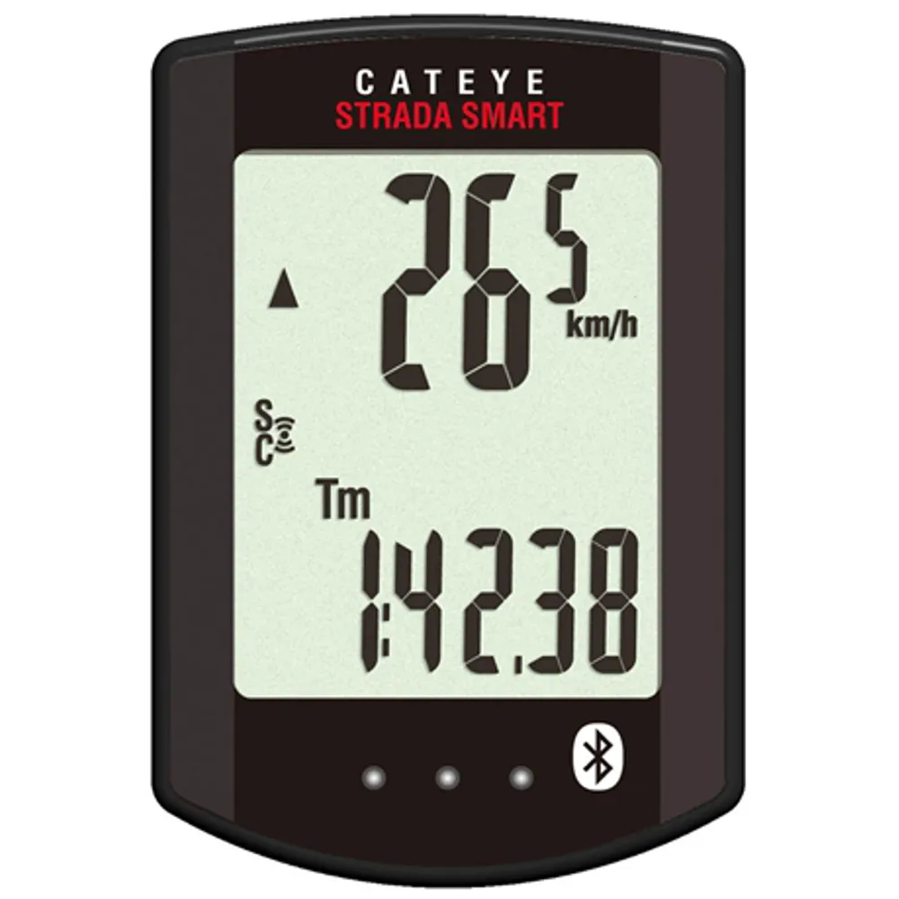 Cateye Cateye Strada Smart Computer with Speed Cadence and Heart Rate Sensor