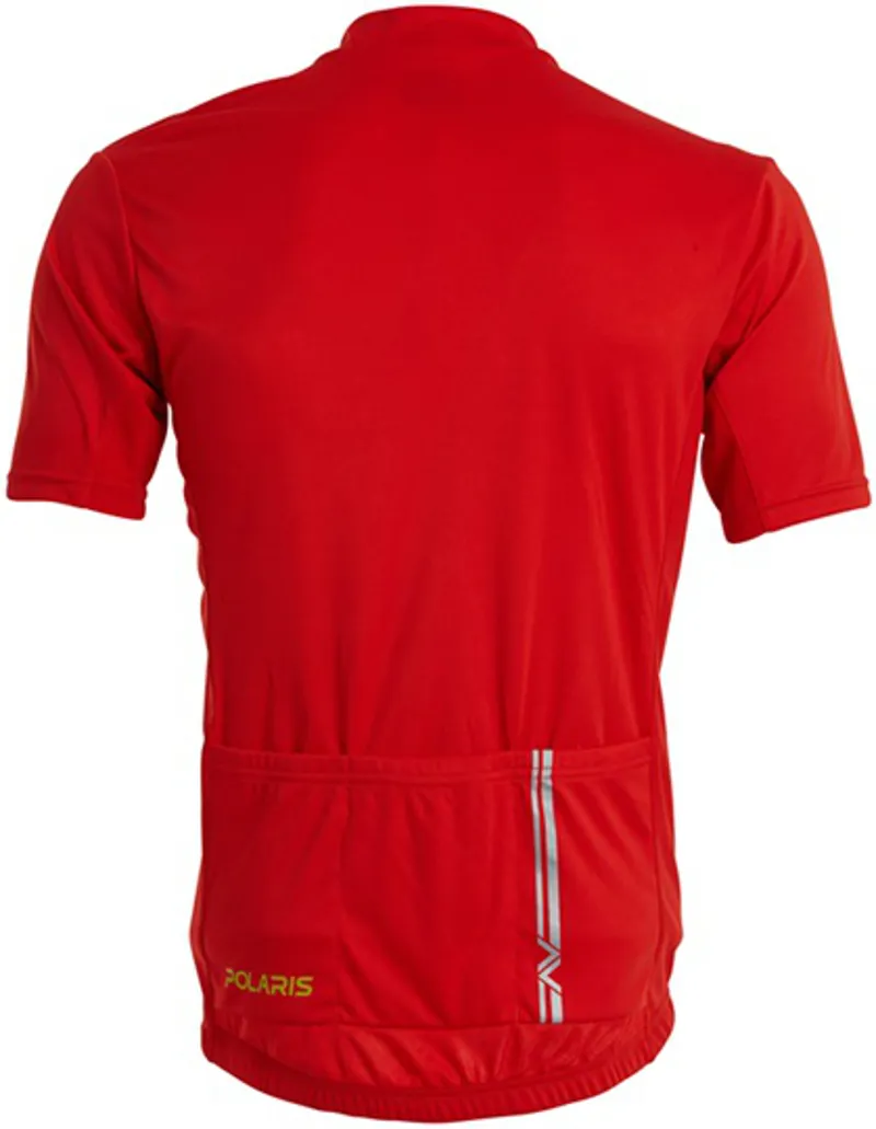 Polaris Adventure Road SS Cycling Jersey Red-1