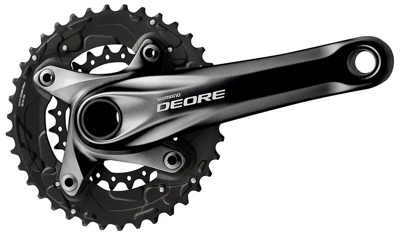 Shimano Deore FC-M615 10 Speed Chainset Black