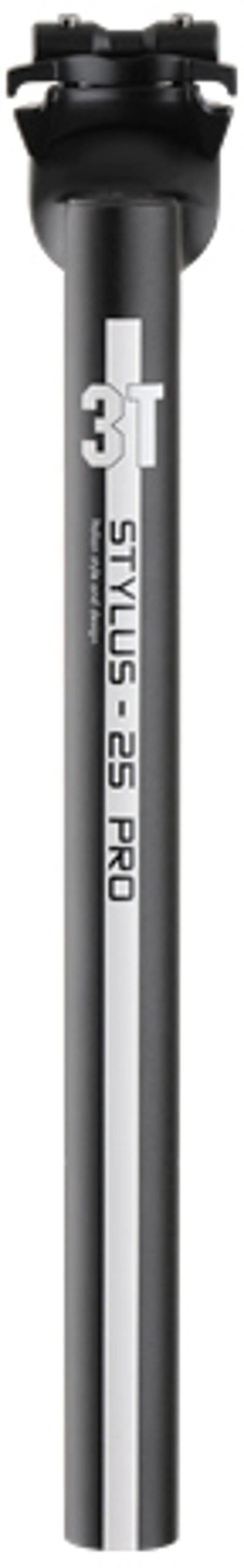 3T Stylus 25 Pro Seatpost Black-3