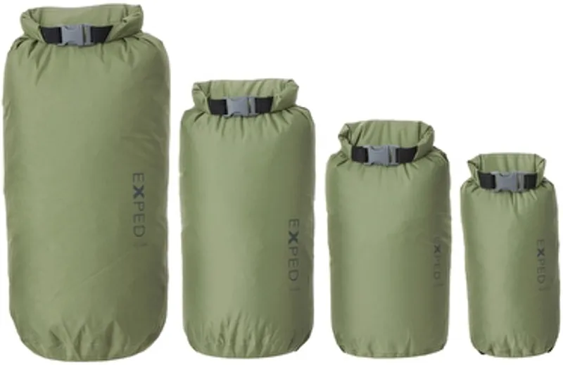 Exped Fold Drybags 4 Pack Olive