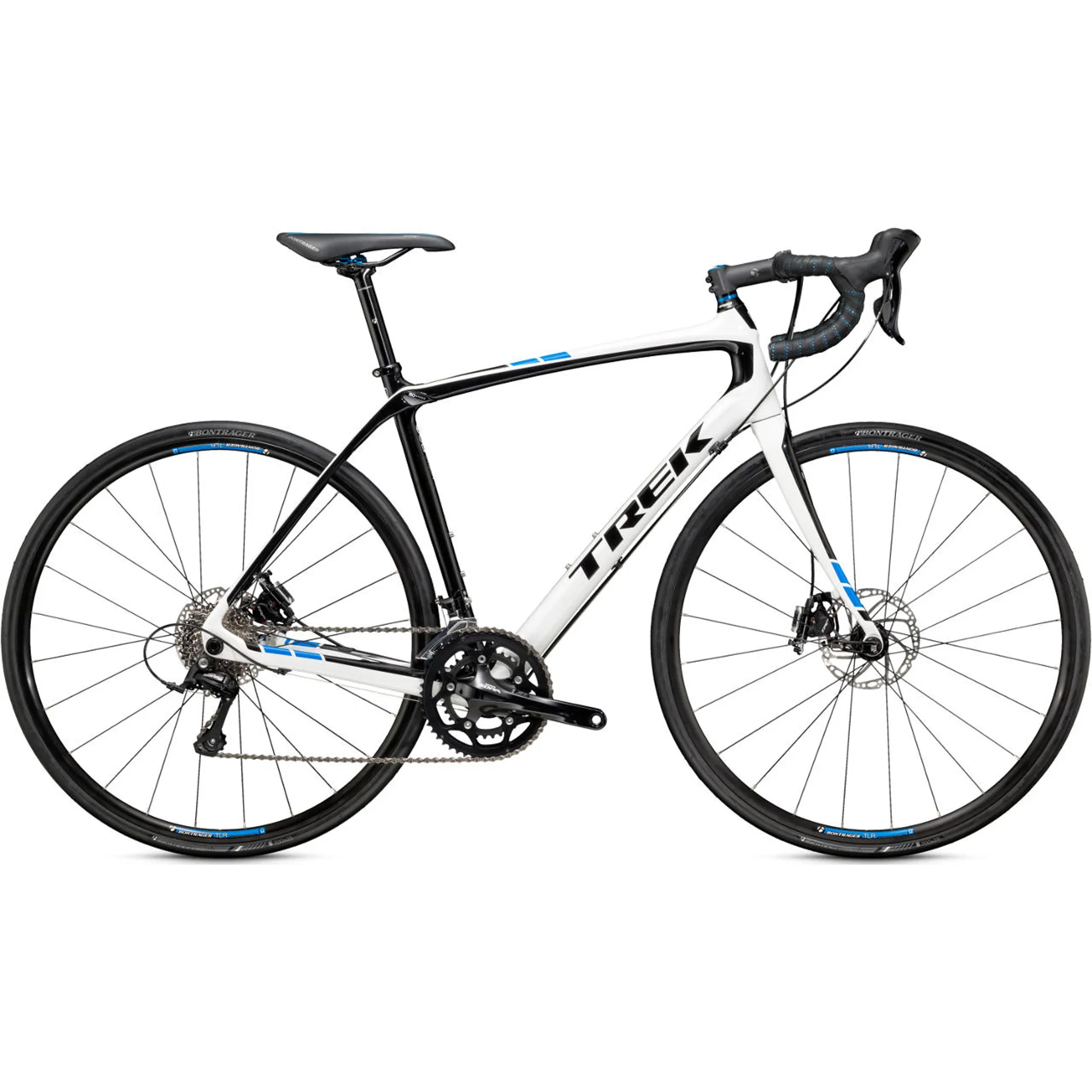 Trek Domane 4.0 Compact Disc Racing Road Bike 2016 White/Black Trek Domane 4.0 Compact Disc Racing Road Bike 2016 White/Black