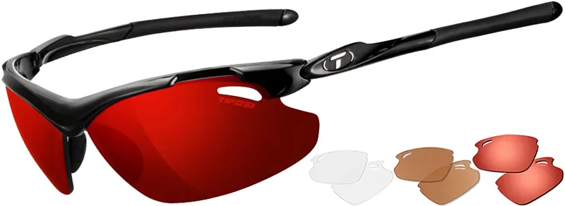 Tifosi Tyrant 2.0 Sunglasses with Clarion Lenses Gloss Black