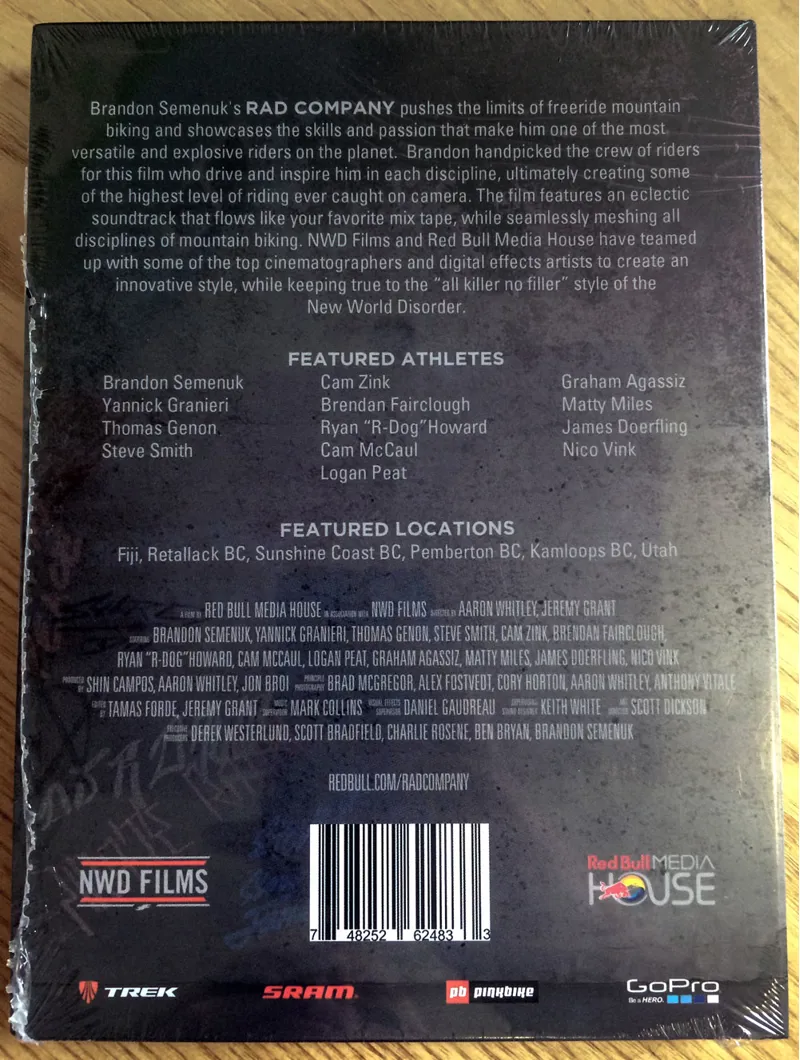 Brandon Semenuks Rad Company 3 in 1 DVD-1