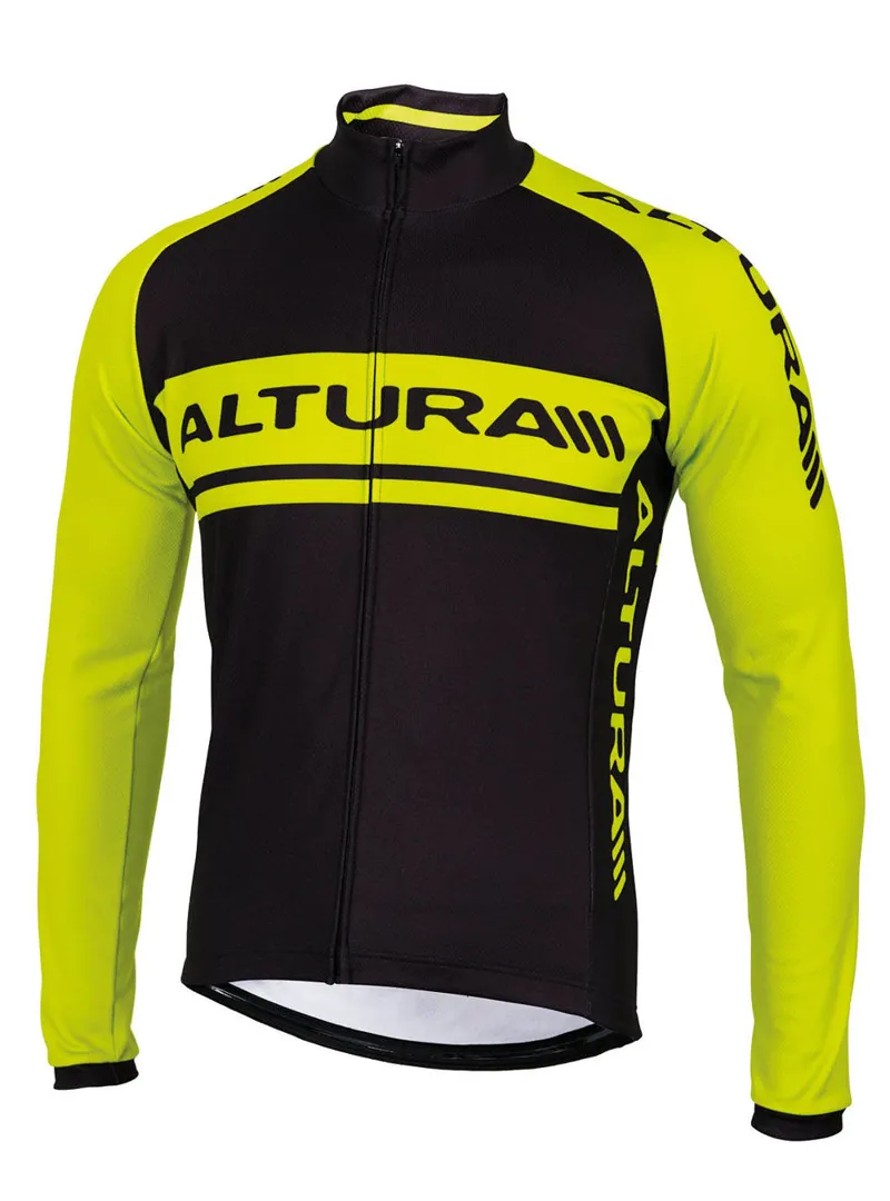 Altura Team LS Cycling Jersey Black/Green
