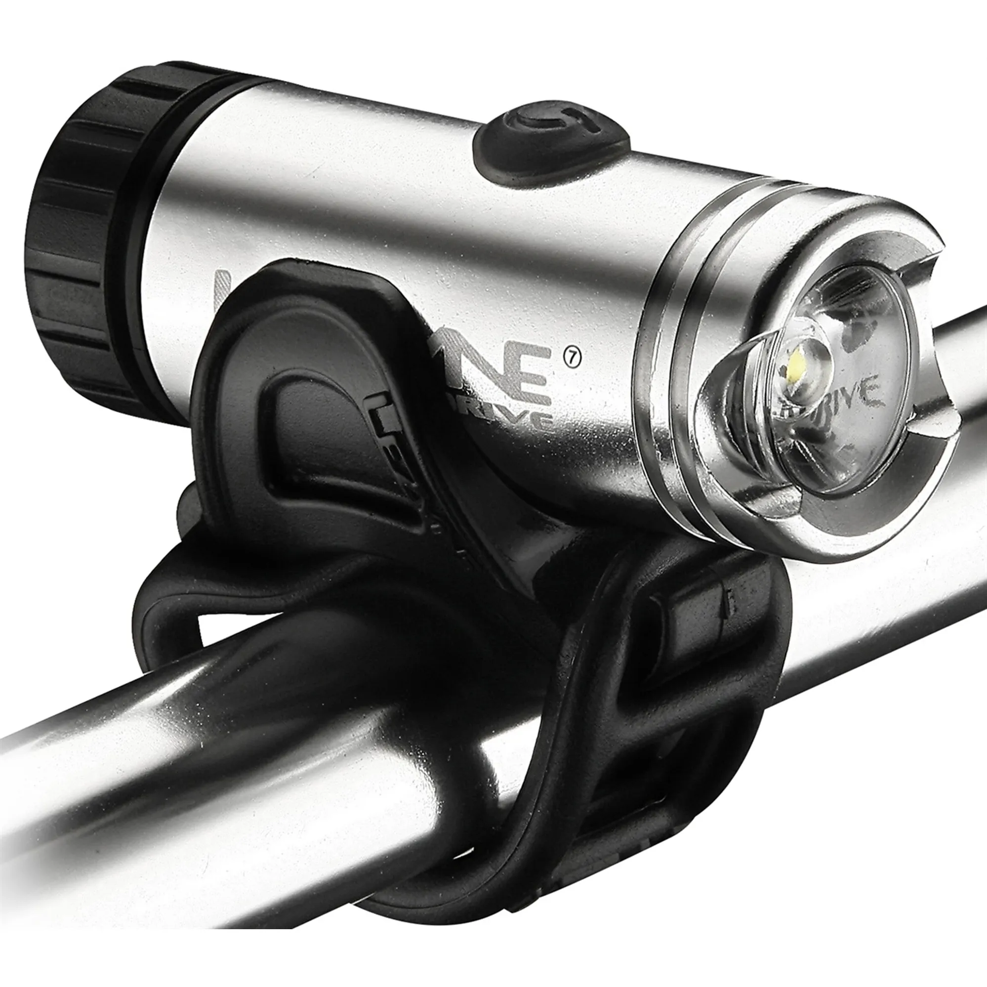 Lezyne Micro Drive LED Front Bike Light Silver - Main Image