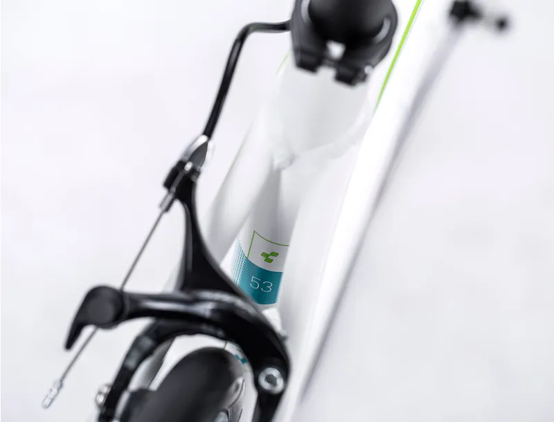 Cube Axial Womens Racing Road Bike 2015 White/Blue/Green-1