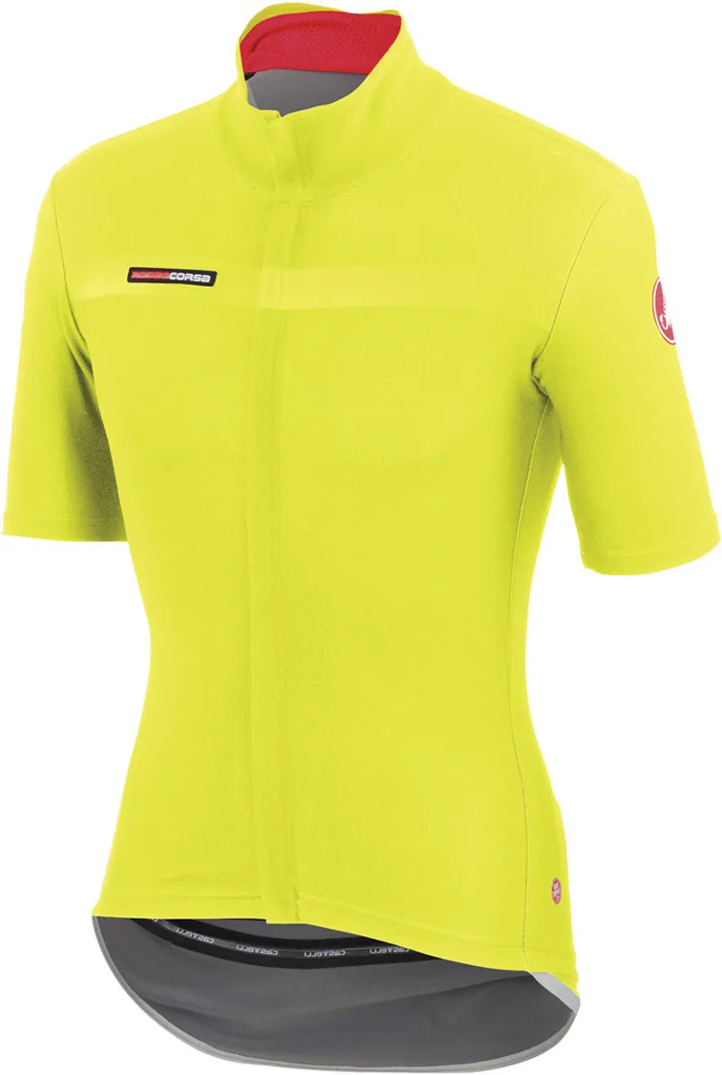 Castelli Gabba 2.0 Short Sleeve Cycling Jersey Yellow Fluo