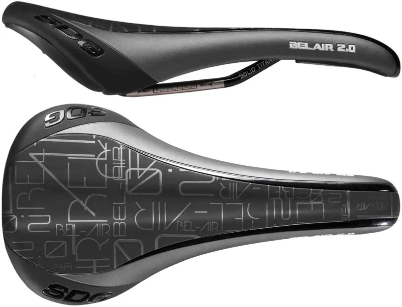 SDG Bel Air 2.0 Ti-Rail Saddle Black
