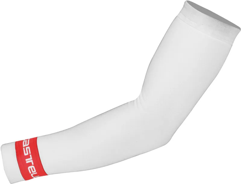 Castelli Thermoflex Arm Warmer White/Red
