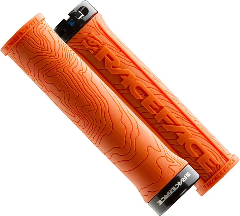 Race Face Half Nelson Lock On Grips Orange