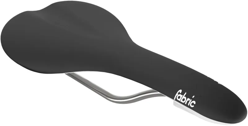 Fabric Scoop Flat Elite Saddle Black/White-1