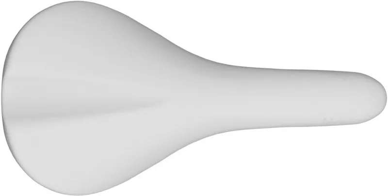 Fabric Scoop Flat Race Saddle White-3
