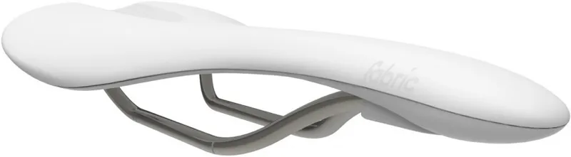 Fabric Scoop Flat Race Saddle White-1