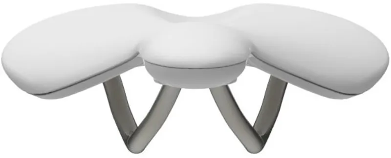 Fabric Scoop Flat Race Saddle White-6