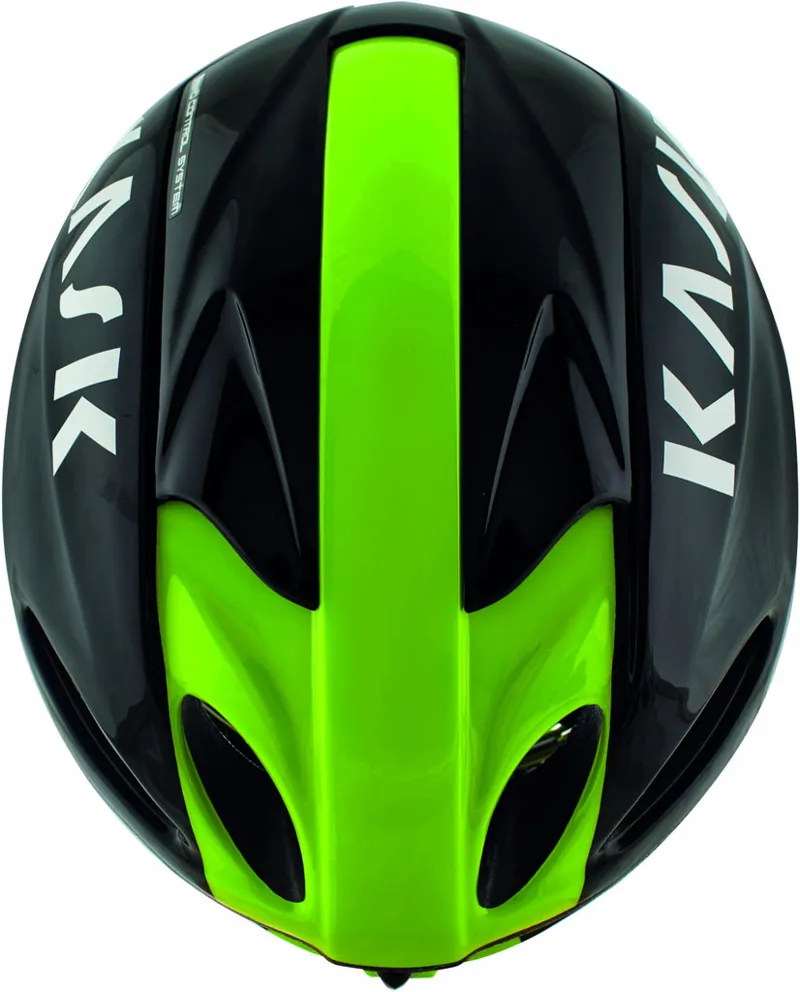 Kask Infinity Aero Road Bike Helmet Black/Lime-2