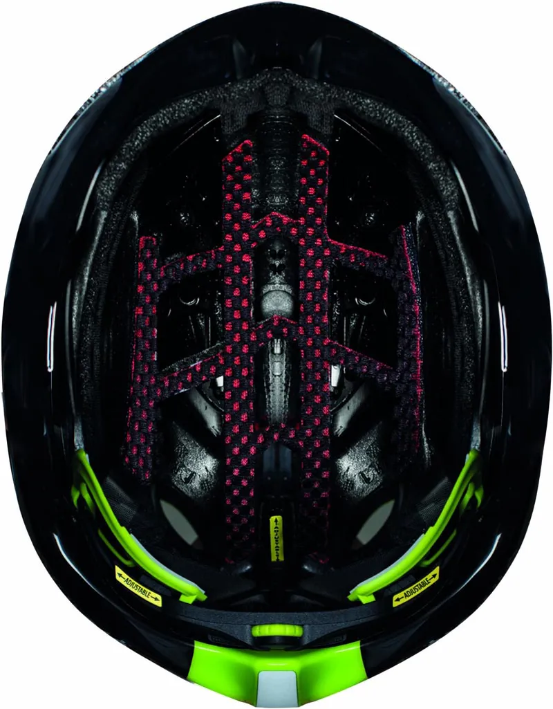 Kask Infinity Aero Road Bike Helmet Black/Lime-3