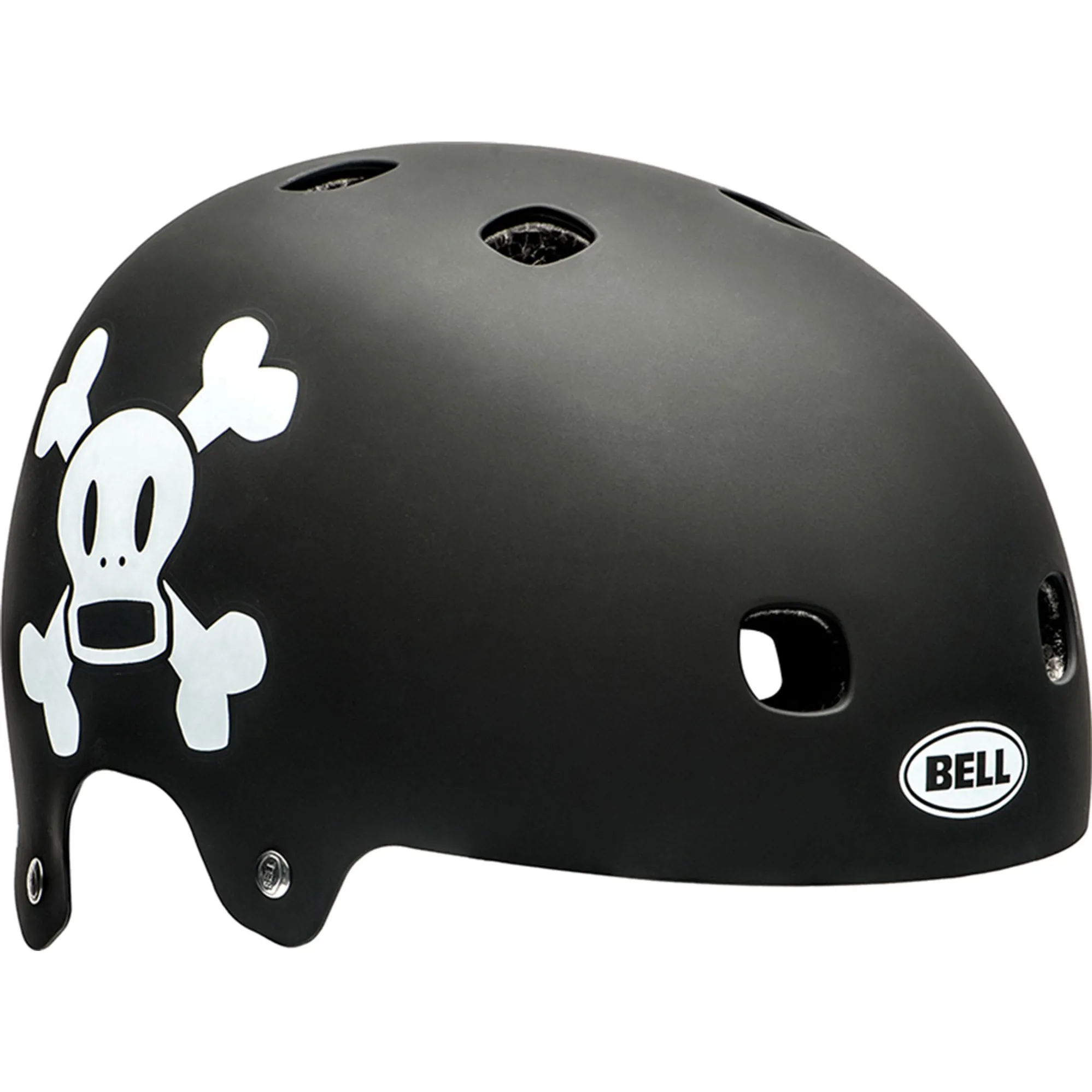 Bell Segment Jr Kids Helmet Black White Paul Frank Skurvy