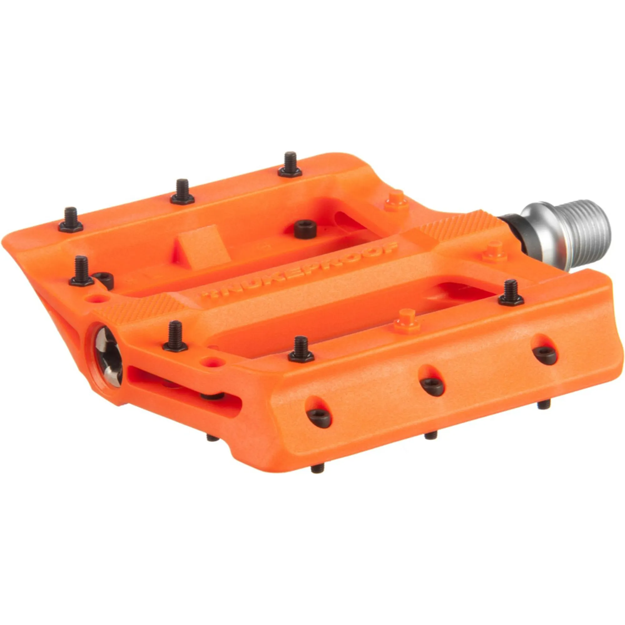 Nukeproof Neutron Evo MTB Flat Pedals Orange - Main Image
