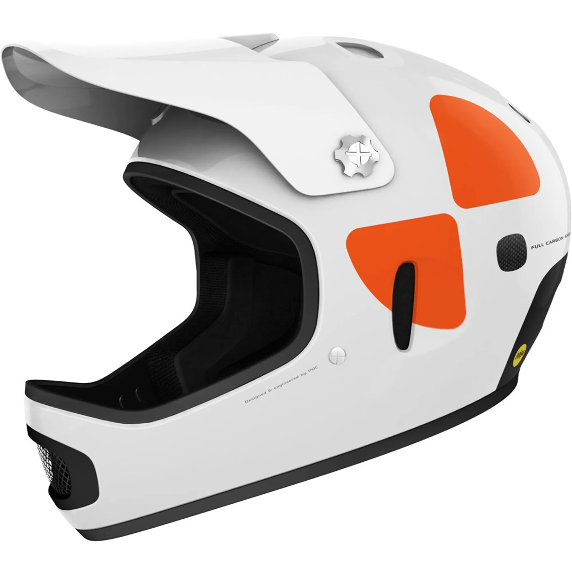 POC Cortex DH MIPS Full Face Helmet Hydrogen White
