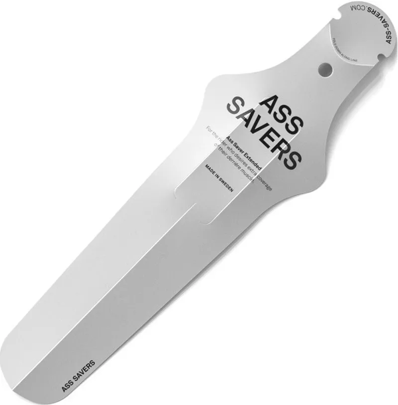 Ass Savers Extended Mudguard Grey