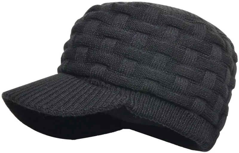 Dexshell Peaked Beanie Black