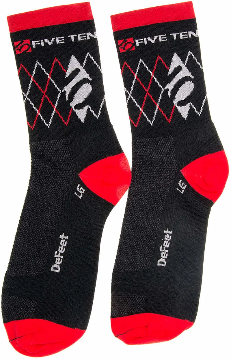 Five Ten Argyle Socks Black/Red