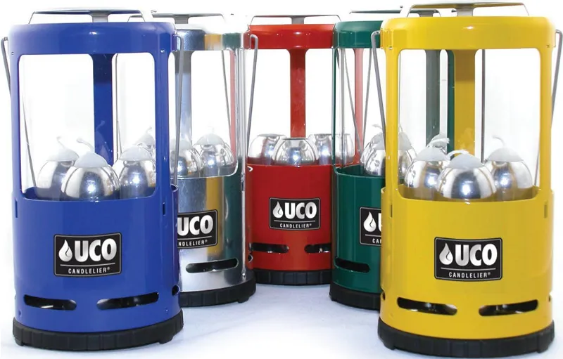 UCO 9 Hour 3 Candle Candleier Lantern Green-2
