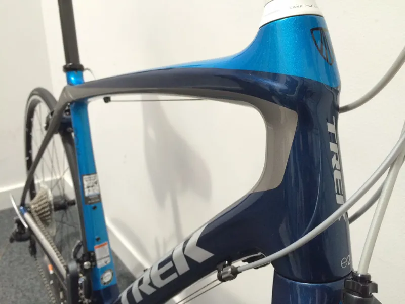 Trek Project One Domane 4 Ultegra Racing Road Bike 2014 Blue/Silver-2