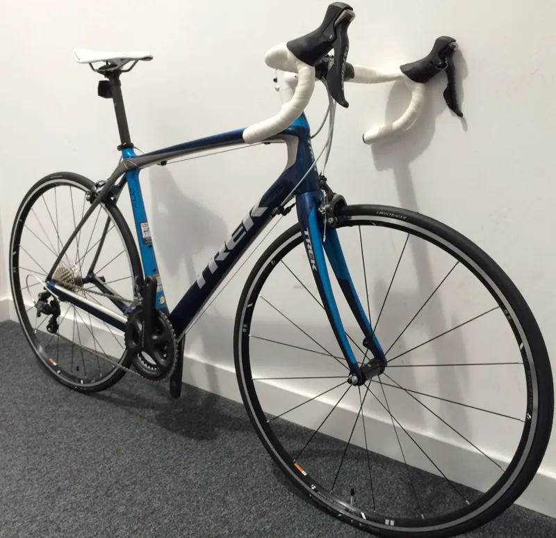 Trek Project One Domane 4 Ultegra Racing Road Bike 2014 Blue/Silver-1