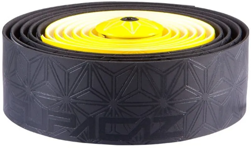 Supacaz Super Sticky Kush Bar Tape TDF Yellow/Black